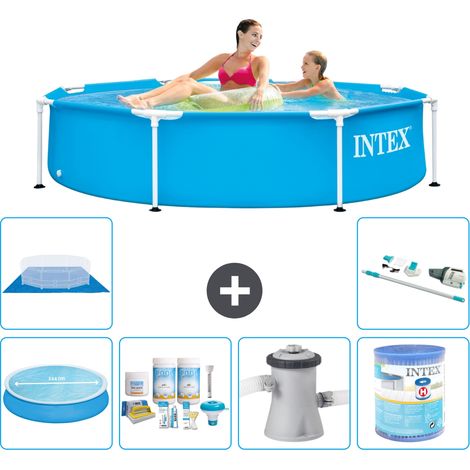Intex Piscine Tubulaire Ronde - 244x51 cm - 7-pièces  S31459 (1/5)