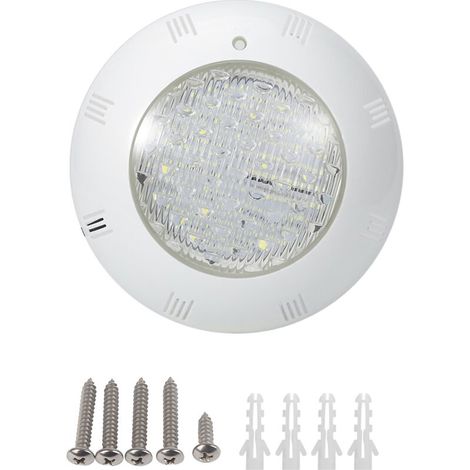 Jeffergarden 15W AC12V LED lumière blanche lumière sous-marine IP68 étanche éclairage de piscine RVB