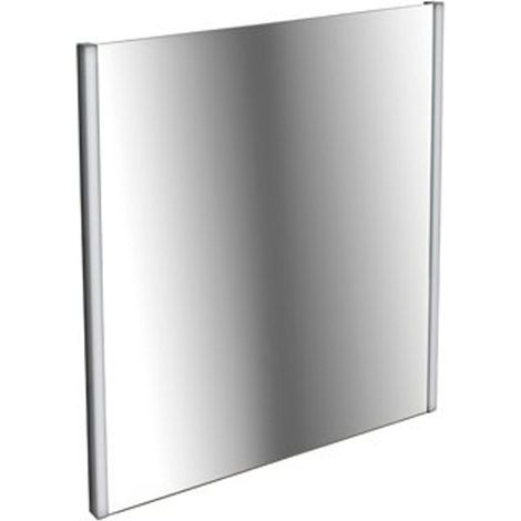 Miroir Plieger Lina Nero avec 2x éclairage LED vertical 60x80cm avec cadre noir
