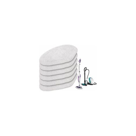 Cepillo de repuesto Polti Vaporetto Vaporforce, producto original para Smart 35Mop, Smart 40Mop - 6 piezas, DEBUNS - Crezuo