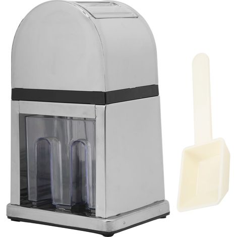 Broyeur à Glace Manuel avec Manivelle Facile - Machine à Glace Pilée Transparente pour Bar Maison Restaurant (1/5)