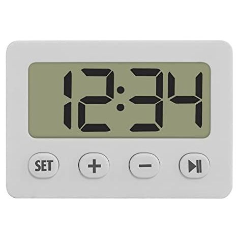TFA Dostmann 60.2014.02 Quarz Wecker Weiß Alarmzeiten 1 (1/5)