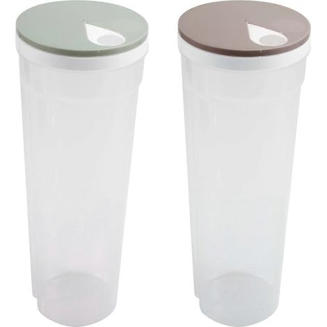 Boîte de conservation en plastique pour spaghettis, pâtes et nouilles, avec couvercle verrouillable. (1/5)