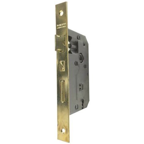 SERRATURA 'PATENT' B.Q. ottonato verniciato E 35