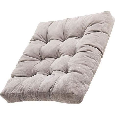 Coussins d'Assise Coussins de Chaise 55x55x10cm pour intérieur et extérieur Couverture en Polyester et Remplissage en Coton,H (1/4)