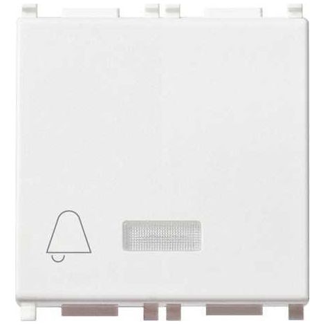 14183 Pulsante Set/Reset Bianco Plana