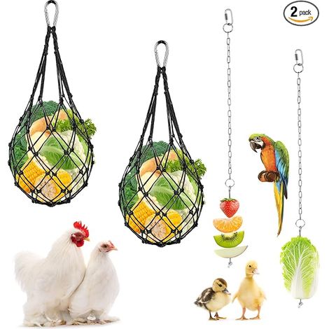 Chicken Vegetable Skewers Vegetable Skewers Hanging Toy Poultry Fruit Holder Food Dispenser (1/5)