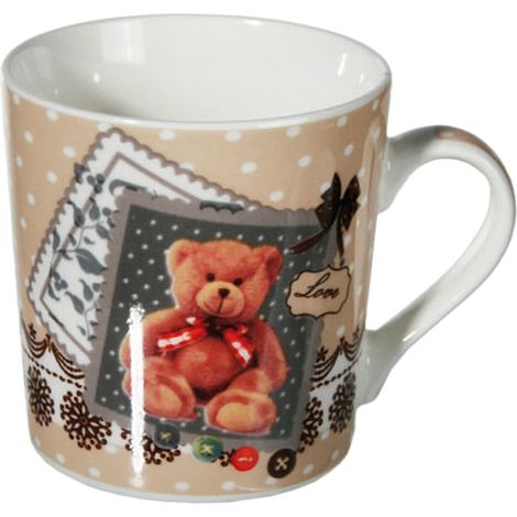 Tasse en Porcelaine Petit Ours Flocons