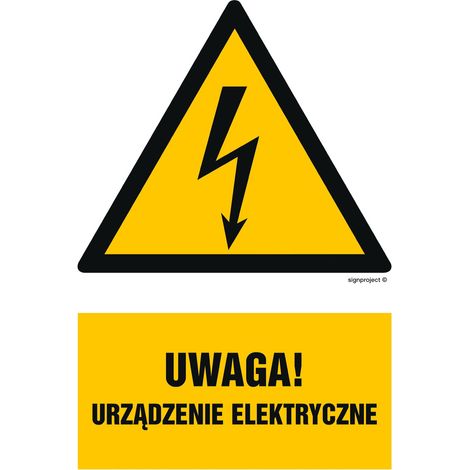 HA022 Achtung elektrisches Gerät HA022 Achtung elektrisches Gerät 200x300
