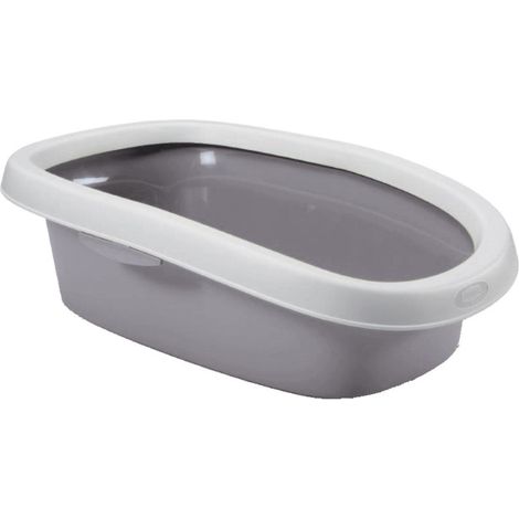 Bac a litière sprint 20, gris pierre 39 x 58 x 17 h  pour chat - zolux (1/5)