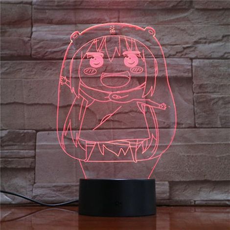 Lampe de chevet LED 3D Himouto à changement de couleur (1/2)