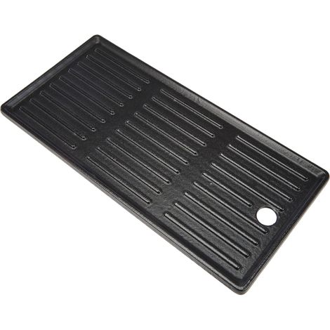 Char-Broil Piastra per grill a 3 fornelli, Metallo, Nero, Rettangolare (1/4)