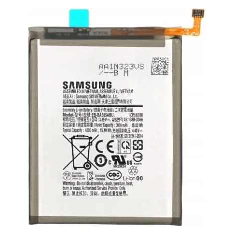 Batterie pour d'origine Samsung EB-BA505ABU pour Samsung Galaxy A50 (A505F), Galaxxy A30 (A305F), Galaxy A20 (A205F)