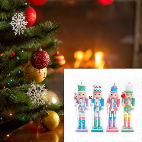 Ensemble de mini-casse-noisettes en bois pour Noël (1/4)