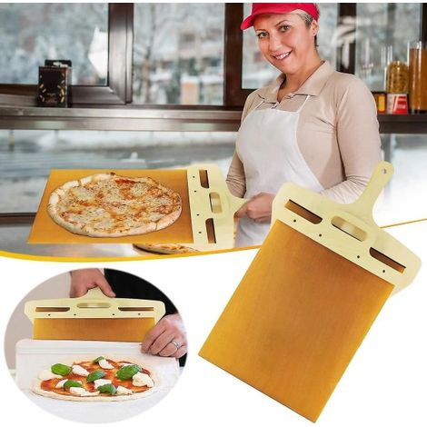 Pala per pizza con manico per cuocere (1/2)