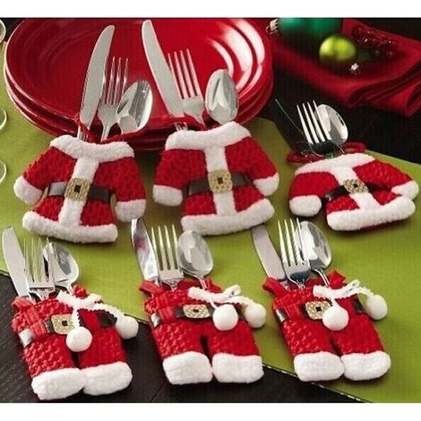 Sac de Noël -  - 6pcs - Rouge - Rangement - Pour enfants (1/2)