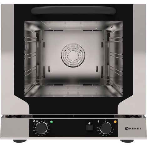 HENDI Konvektionsofen kompakt mit Beschwadung, 220-240V/3100W, 590x709x(H)589mm