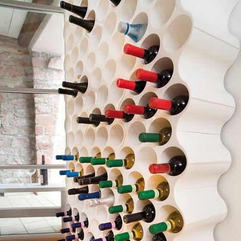 Koziol Vinställ casillero para botellas blanco 10 plazas