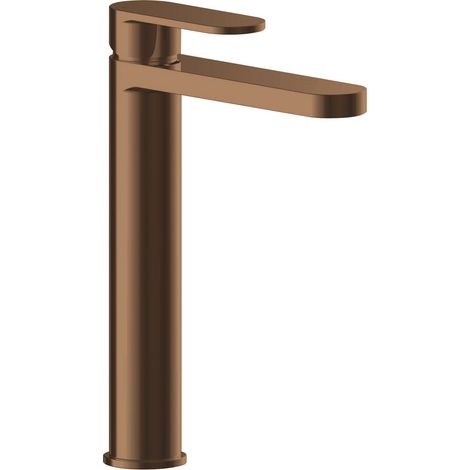 Nuie Binsey Tall Mono Basin Mixer Tap - Brushed Bronze