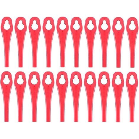 100 pièces de lames de rechange compatibles avec Parkside PRTA 20 Li A1, couteaux en plastique pour taille-haies Parkside LIDI sans fil (1/5)