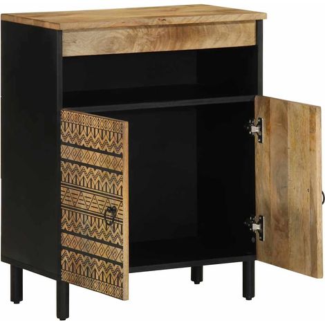 Sideboard/Anrichte/Buffet 60x33,5x75 cm Raues Mangoholz LXWW733162 (1/5)