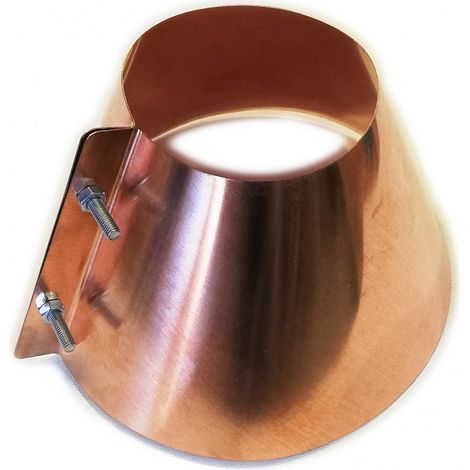 Collare conico da 150mm scossalina in rame spessore 6 decimi (1/4)