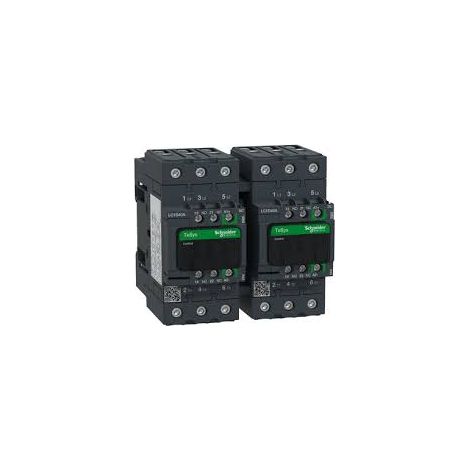 TeSys D - contacteur inverseur - 3P(3NO) - AC3 - = 440V 40A - 24Vcc - Everlink - LC2D40ABBE