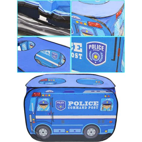 Tenda Concept Car della Polizia – Spazio gioco interno ed esterno per bambini (1/4)