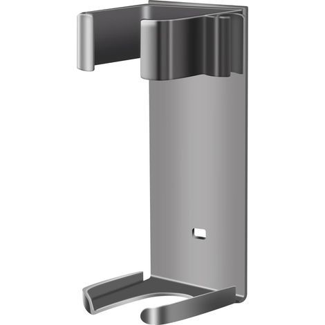 Supporto metallico senza foratura, lega di alluminio resistente alle alte temperature per piastra lisciante, arricciacapelli e altro, grigio (1/5)