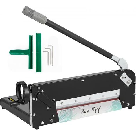 Papierschneider SG-299A4 Papierschneidemaschine 63,5 x 36,3 x 40,6 cm Papier Schneidegerät zum Schneiden von Papier Hebelschneider Pulverbeschichtung 45HRC Papierschneidegerät (1/5)
