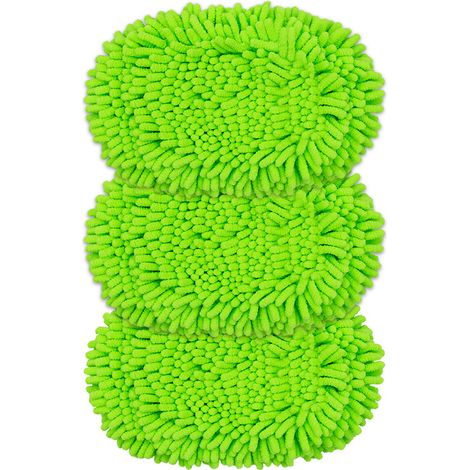 Lntyq Balais Serpillières Reutilisable Compatible avec Swiffer Sweeper,Tampon à Vadrouille Lavables Têtes de Rechange Microfibres pour Nettoyer