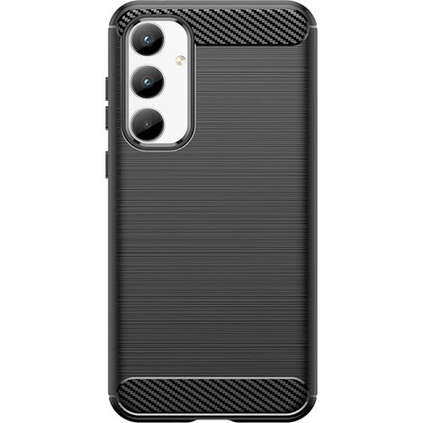 Custodia in fibra di carbonio per Samsung Galaxy A35 - Nera (1/5)