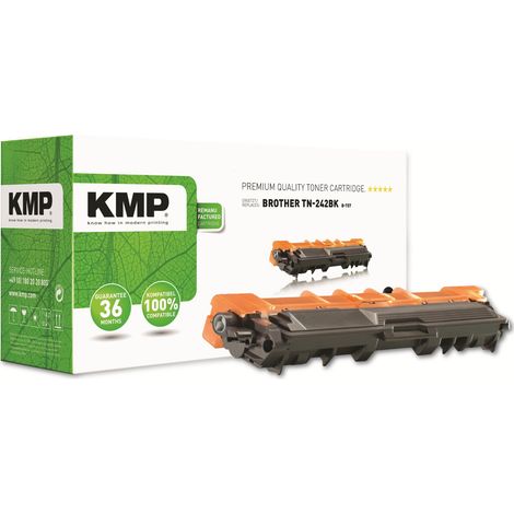 KMP B-T57 Toner schwarz kompatibel mit Brother TN-242 BK Toner
