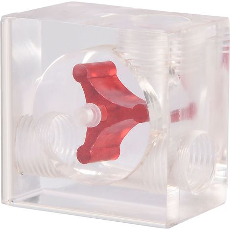 Propeller-Durchflussmesser für PC-Kühlsysteme, G1/4-Anschluss, Durchflussanzeige mit drei Ausgängen (1/5)