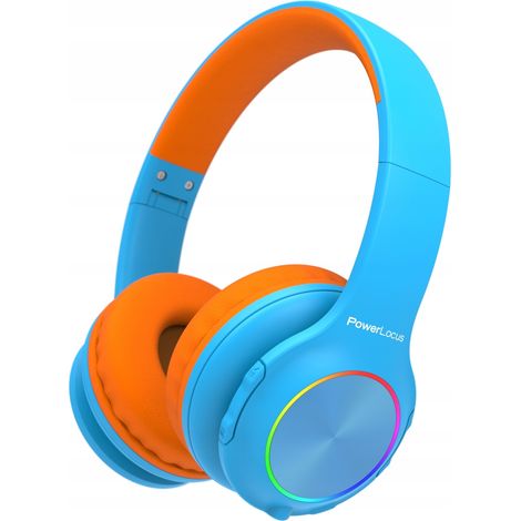 Cuffie wireless Bluetooth PowerLocus BlueOrange per bambini con LED (1/5)