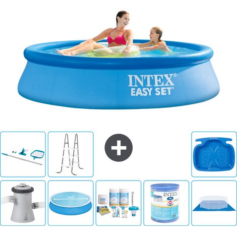 Intex Piscine Easy Set Ronde - 244x61 cm - 9-pièces S30816 (1/5)