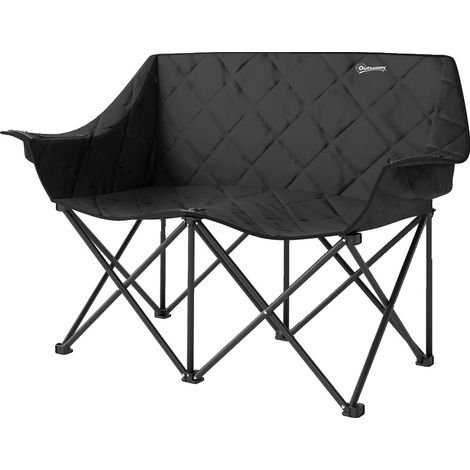 Chaise pliante, Tissu Oxford résistant à l'eau, Dimensions globales 145L x 60l x 92H cm, Dimensions pliées 95L x 24l x 24H cm, Capacité de charge 250 kg, Convient pour les activités en plein air (1/5)