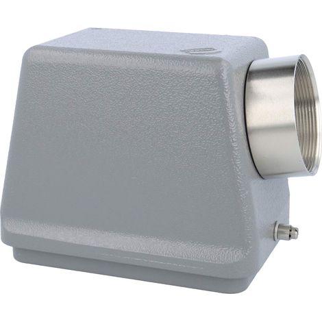 HARTING Han 48B Capot haut, 1xPG42 sortie de câble latérale, pour 1 étrier (sur la partie inférieure) Presse-étoupe PG42 Plage de serrage 28,0 mm - 38,0 mm - 1 Stück (1/3)