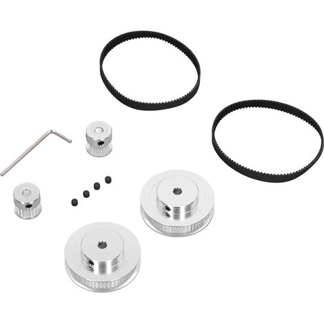 Kit d'accessoires pour imprimante 3D VORON 2.4 : courroie de poulie synchrone à 60 dents, alésage intérieur de 5 mm, boucle fermée de 200 mm. (1/5)