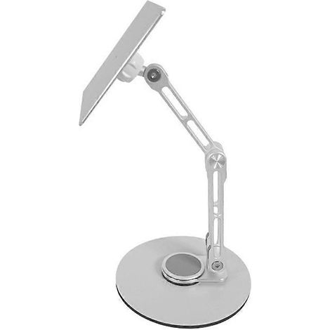 Support portable pour tablette, support pour écran compatible VESA, en alliage d'aluminium, pliable et réglable, support de bureau B (1/5)