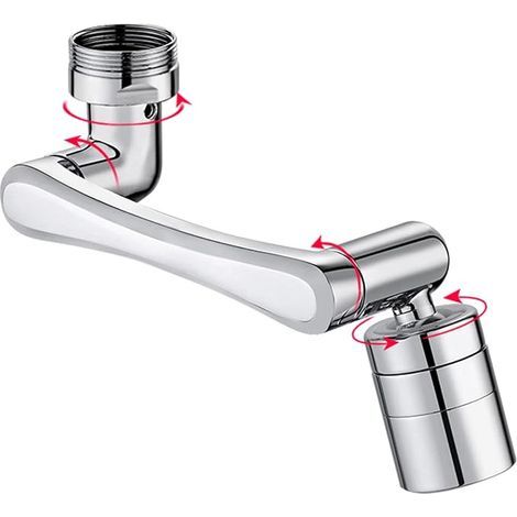 Aerator for Faucet Universal Splash Filter Rotating Bathroom Faucet Modes Adjustable Rotation Kitchen Faucet Water Tap Spout Adapter