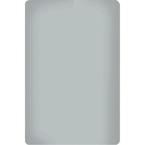 KLULK Lenzuolo Sotto Con Angoli Elasticizzati Una Piazza E Mezza Grigio,100% Percalle Di Cotone 125 x 200 + 25 Cm, Made In Italy (1/5)