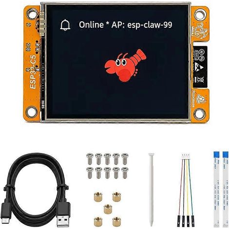 NM-CYD-C5 Palm AI Agent Board mit ESP-Claw für IoT-Geräte – 2,8"-Bildschirm, Dualband-WLAN, ESP32-C5-Unterstützung für GPT (1/5)