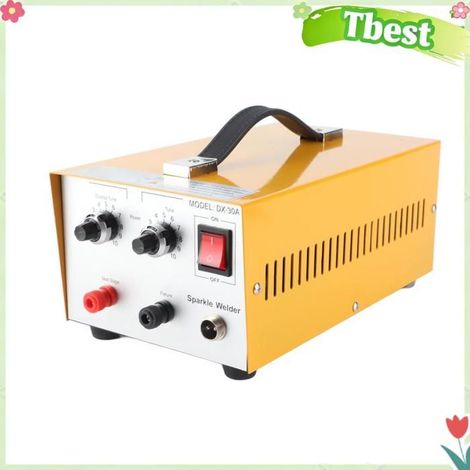 Soudeur par points - TBEST - 30A - 220V - Pour bijoux (platine, or, argent) - Brucelles isolantes