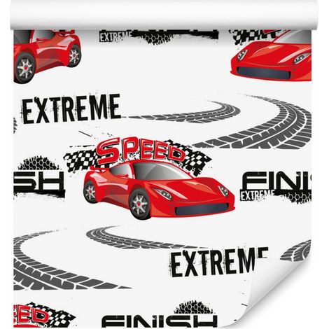 Papel pintado de coches para salón y dormitorio, 50x1000 cm. (1/5)
