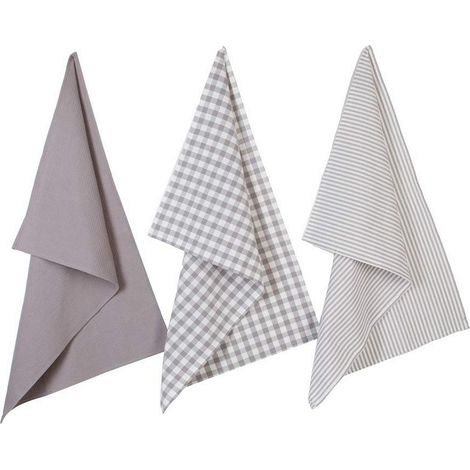 Strofinacci da cucina fh-deco cotone 45 x 70 cm confezione 3 (1/4)