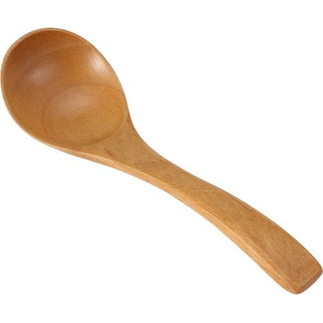louche à bouillie en bois à long manche, grande louche à soupe (1/5)