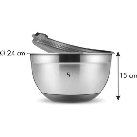 GrandChef Schüssel mit Deckel D24 cm – 5L (1/4)