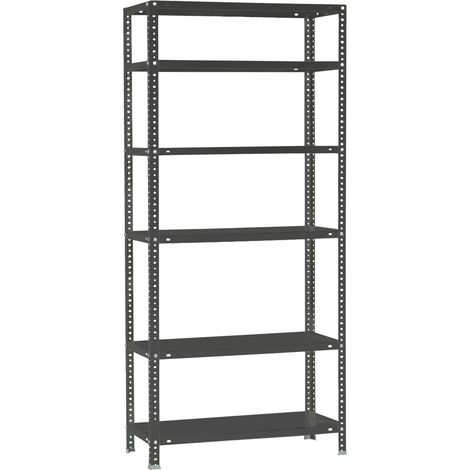 Simonrack Scaffale esterno in metallo antracite 6 ripiani