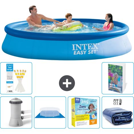 Intex Piscina Easy Set Rotonda - 366x76 cm - 7-pezzi  S245